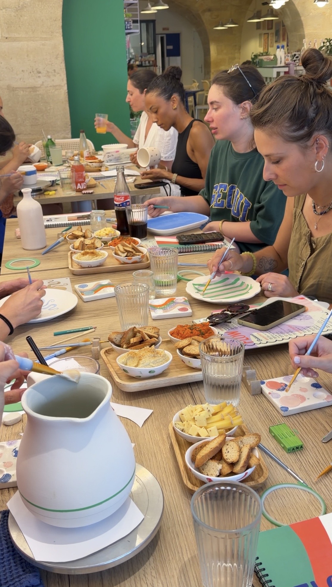 Atelier peinture céramique Les Bordelaises